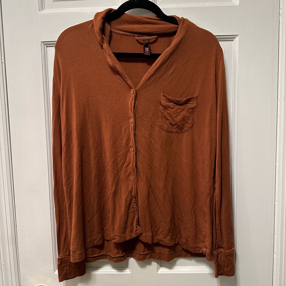 Skims Long‎ Sleeve Pajama Top